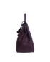 Kelly 35 in Clemence Raisin, bottom view